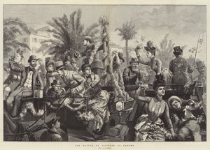 Die Blumenschlacht in Cannes
