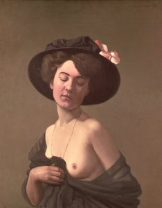 Dame mit Hut, 1908