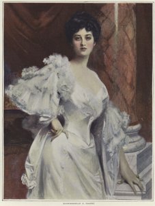 Porträt von Mademoiselle O Pastre