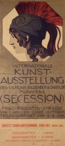 F. v. Stuck / Plakat Int. Kunstausstellung