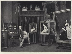 Carolus-Duran in seinem Atelier