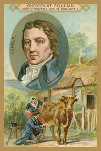 Chocolat Poulain Handelskarte, Edward Jenner