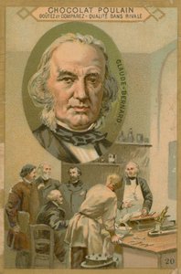 Claude Bernard, Chocolat Poulain Sammelkarte