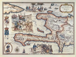 Karte der Insel Haiti, 1789