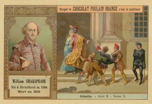 Othello, Chocolat Poulain Orange Sammelkarte