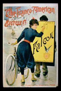 Plakat für die Franco-American Bicycle Co., Paris