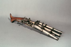 Dreiläufige Pistole