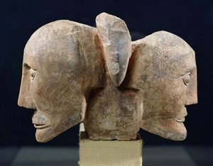 Doppelköpfige Büste des Hermes, aus Roquepertuse