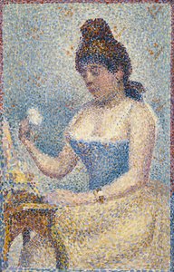 Junge Frau, die sich pudert, 1889