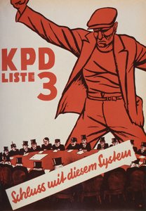 Wahlplakat der Kommunistischen Partei, 1932