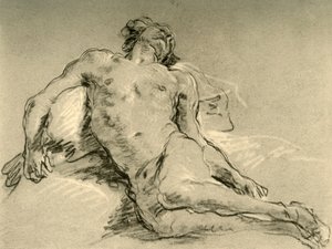 Ruhender Akt, Mitte 18. Jahrhundert, 1928