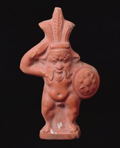 Statuette des ägyptischen Hausgottes Bes