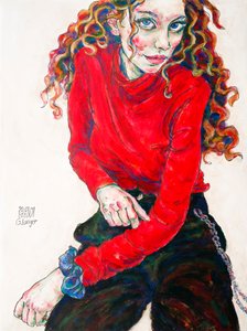 Bildnis einer Frau, Flamme