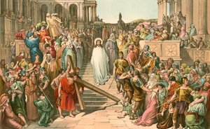 Jesus auf dem Weg nach Golgatha