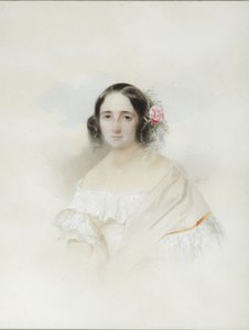Porträt von Anna Alexeevna Olenina 1808-1888, 1839