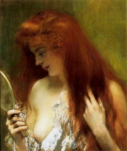 Mädchen mit roten Haaren