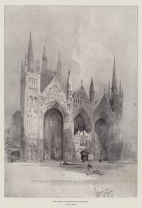 Westfront der Kathedrale von Peterborough