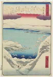 Abendschnee in Hira, Dezember 1857