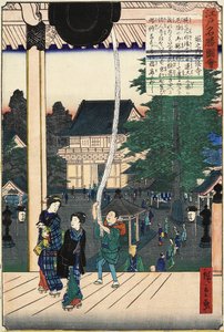 Myo_ho_-ji Tempel, Horinouchi, November 1862