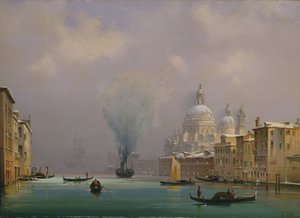 Venedig im Schnee, ca. 1840