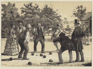 Ein Spiel von Bowls