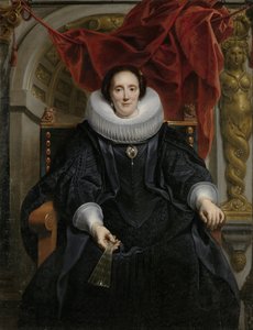 Porträt von Catharina Behaghel, 1635