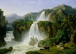 Der Wasserfall von Tivoli, 1785