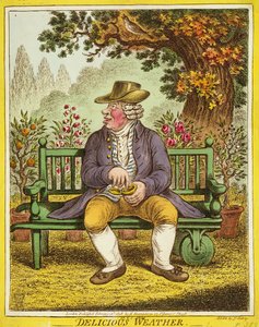 Köstliches Wetter, veröffentlicht von Hannah Humphrey, 1808