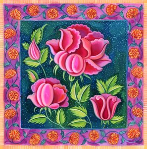 Rosa Blumen