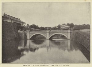 Brücke zum Palast des Mikado in Tokio