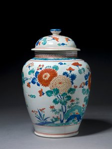 Gefäß mit Deckel, ca. 1670-80