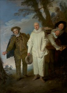 Die italienischen Komödianten, ca. 1720