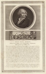 Porträt von Jean-Paul Marat