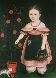 Kleines Mädchen in Lavendel, ca. 1840
