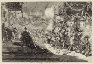 König Heinrich VIII. feiert Weihnachten in Greenwich