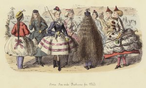 Einige Strandmoden für 1863