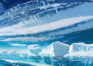 Antarktisches Treibeis und Eisberge