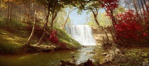 JJM rekreiert Bierstadt-A: Minnehaha Falls