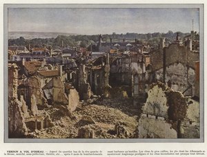 Verdun aus der Vogelperspektive