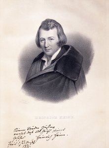 Porträt von Heinrich Heine, 1839