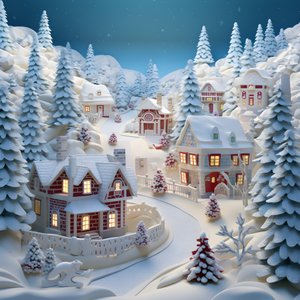 3D Schneewittchen Weihnachten
