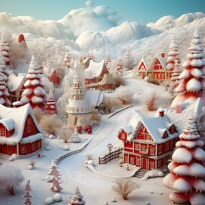 3D Schneewittchen Weihnachten