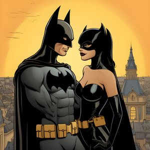 Batman und Catwoman