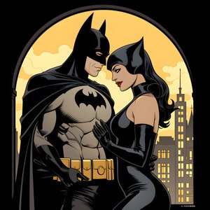 Batman und Catwoman