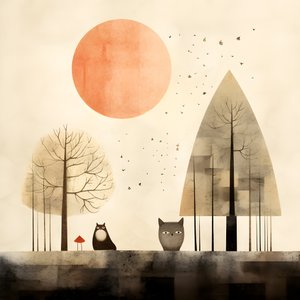 Landschaft mit Figur