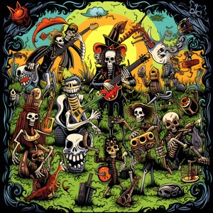 Monster spielen Instrumente 1