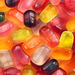 Muster von Geleebonbons 4