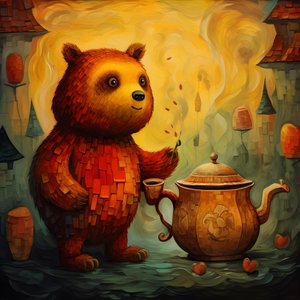 Teddybär und Honigtopf 2
