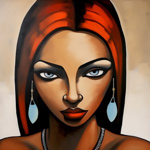 Afrikanische Frau 1