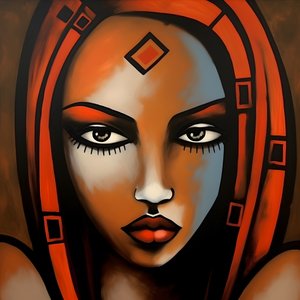 Afrikanische Frau 3
